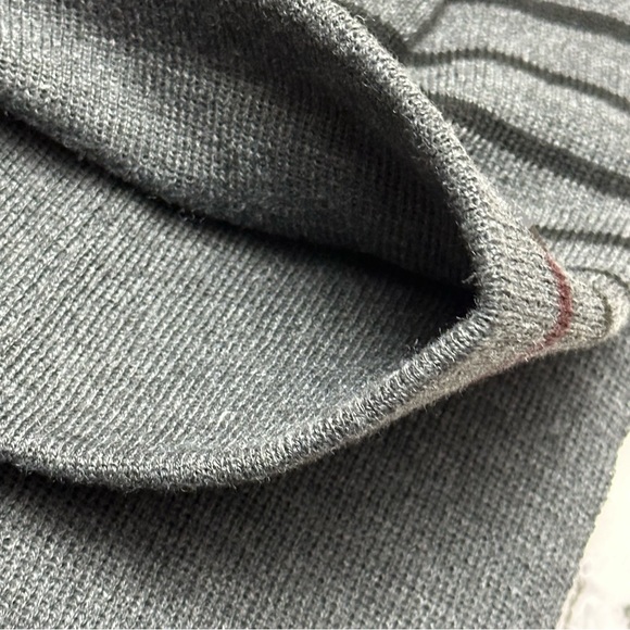 Reaction Kenneth Cole KC Mens Gift Set Winter Scarf Uncuffed Beanie Hat Charcoal - Picture 10 of 14